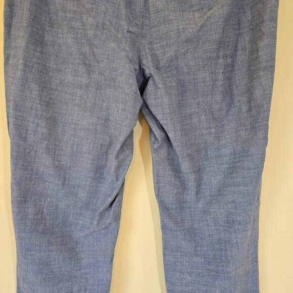 Talbots Sky Blue Perfect Cropped Pants Size 16 - Picture 8 of 16